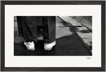 This is Where He Stood Framed print 28x43 cm / XL (11x17″) Black frame 34
