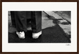 This is Where He Stood Framed print 30x45 cm / 12x18″ Dark wood frame 37