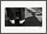 This is Where He Stood Framed print 40x60 cm / 16x24″ Black frame 51