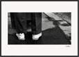 This is Where He Stood Framed print 50x70 cm / 20x28″ Black frame 53