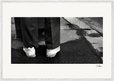 This is Where He Stood Framed print 60x80 cm / 24x32″ White frame 15