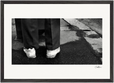 This is Where He Stood Framed print 70x100 cm / 28x40″ Black frame 41