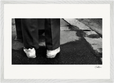 This is Where He Stood Framed print 70x100 cm / 28x40″ White frame 17