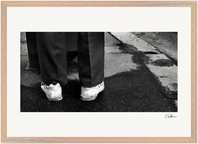 This is Where He Stood Framed print 70x100 cm / 28x40″ Wood frame 29