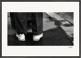 This is Where He Stood Framed print A1 (59.4 x 84.1  cm) Black frame 38