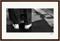 This is Where He Stood Framed print A3 (29.7 x 42 cm) Dark wood frame 36