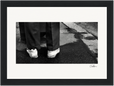 This is Where He Stood Framed print 13x18 cm / 5x7″ Black frame 45