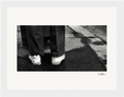 This is Where He Stood Framed print 15x20 cm / 6x8″ White frame 7