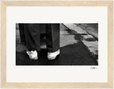 This is Where He Stood Framed print 15x20 cm / 6x8″ Wood frame 20
