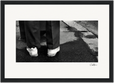 This is Where He Stood Framed print 21x29.7 cm / 8x12" Black frame 47