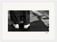 This is Where He Stood Framed print 21x29.7 cm / 8x12" White frame 8