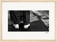 This is Where He Stood Framed print 21x29.7 cm / 8x12" Wood frame 21