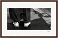 This is Where He Stood Framed print 28x43 cm / XL (11x17″) Dark wood frame 35