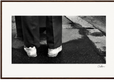 This is Where He Stood Framed print 60x90 cm / 24x36″ Dark wood frame 43