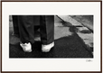 This is Where He Stood Framed print A1 (59.4 x 84.1 cm) Dark wood frame 41