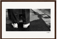 This is Where He Stood Framed print A3 (29.7 x 42 cm) Dark wood frame 36