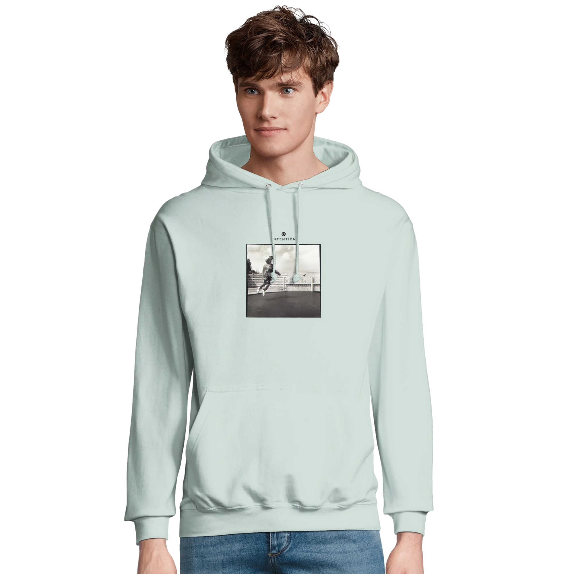 Transcendence - "Ready to Fly" Hoodie creamy green XS 3