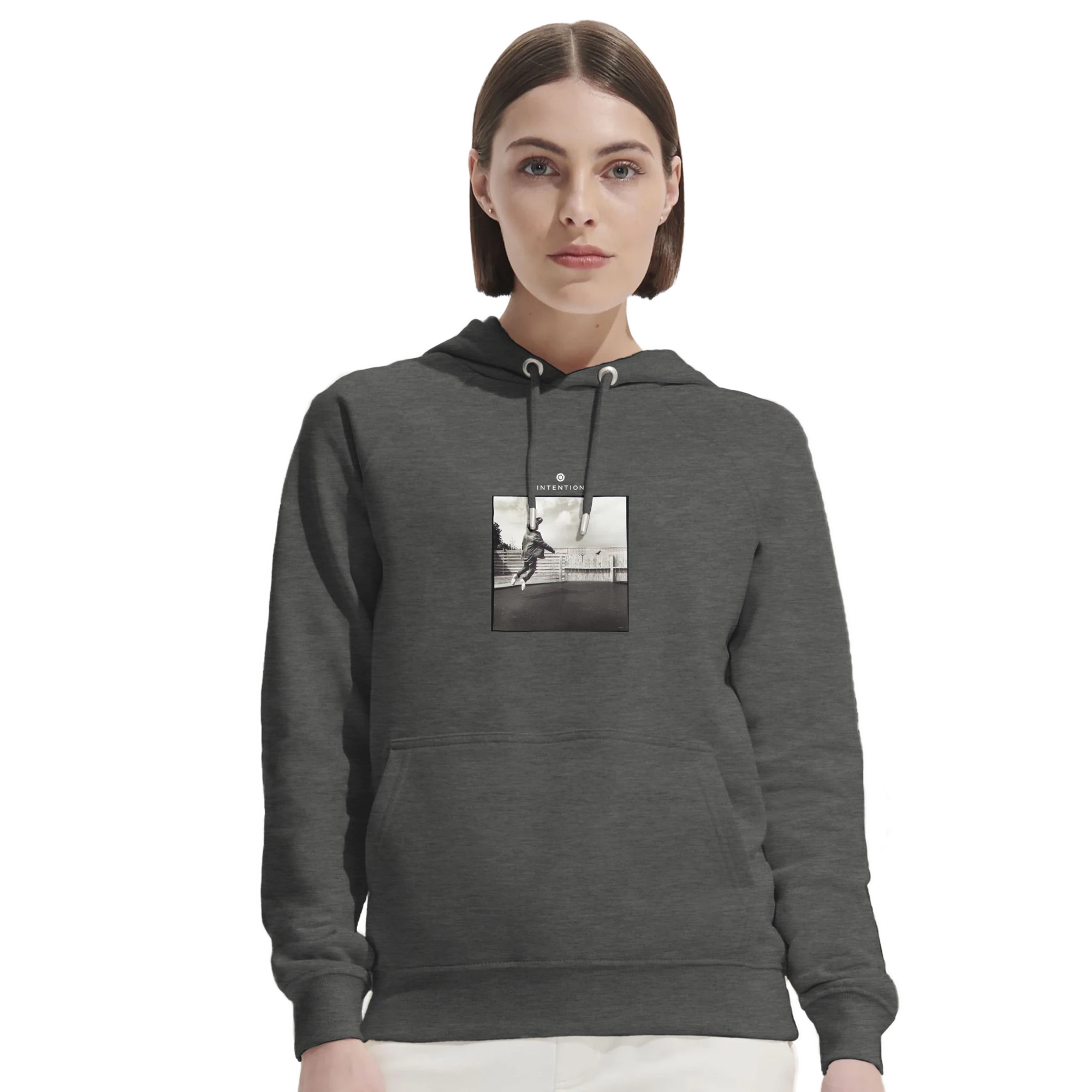 Transcendence - "Ready to Fly" Hoodie Grey Melange XS 33