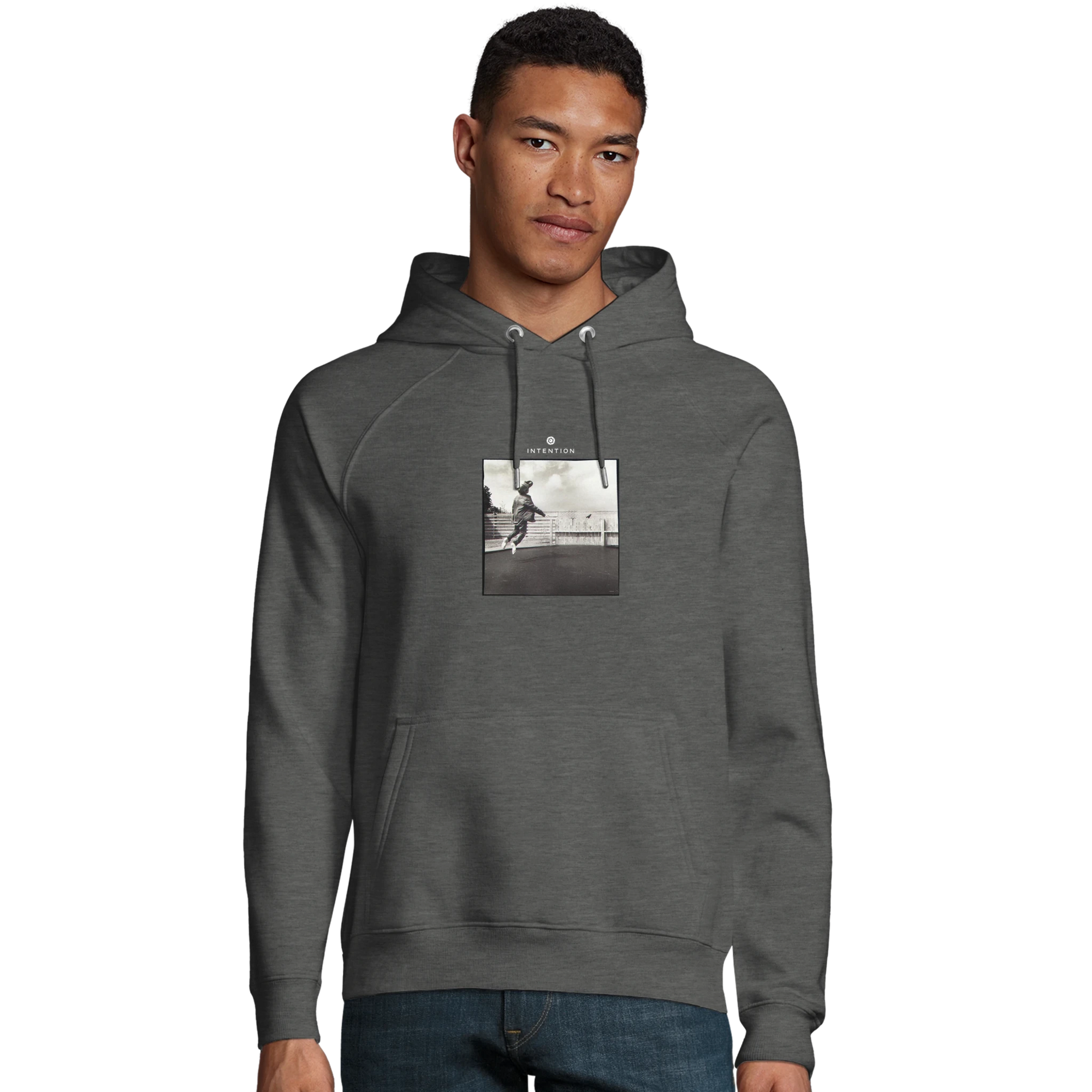 Transcendence - "Ready to Fly" Hoodie Grey Melange XS 31