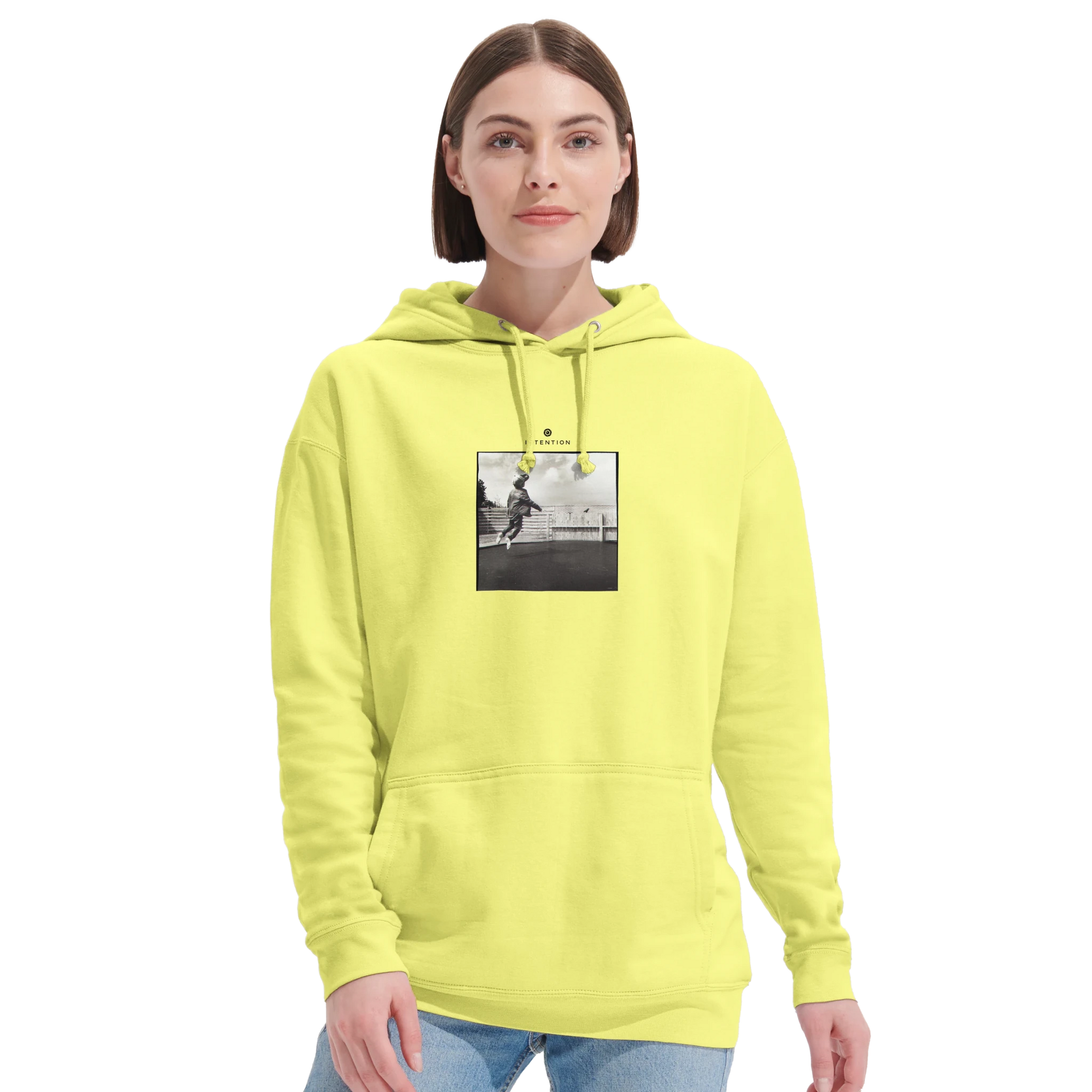 Transcendence - "Ready to Fly" Hoodie Light Yellow XS 5