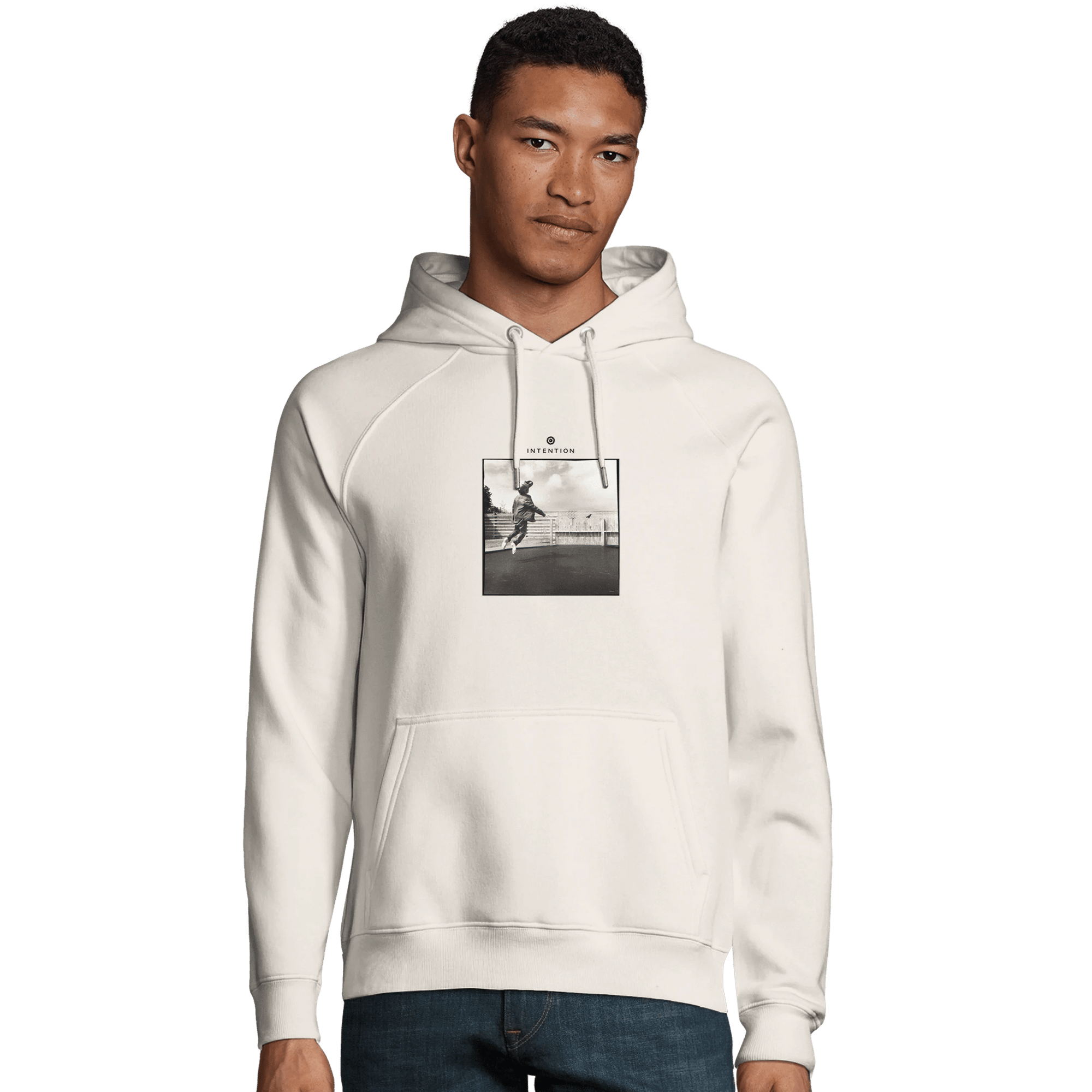 Transcendence - "Ready to Fly" Hoodie Off White XS 6
