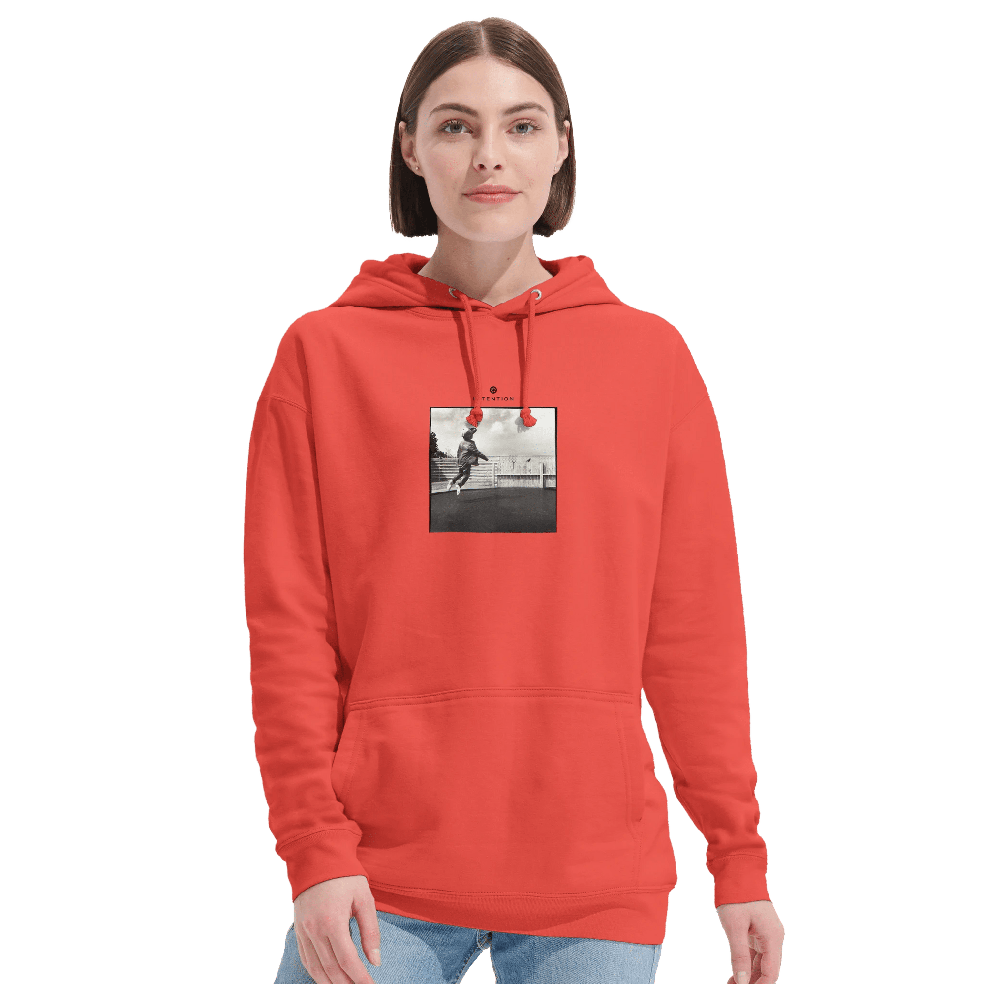 Transcendence - "Ready to Fly" Hoodie pop orange XS 5