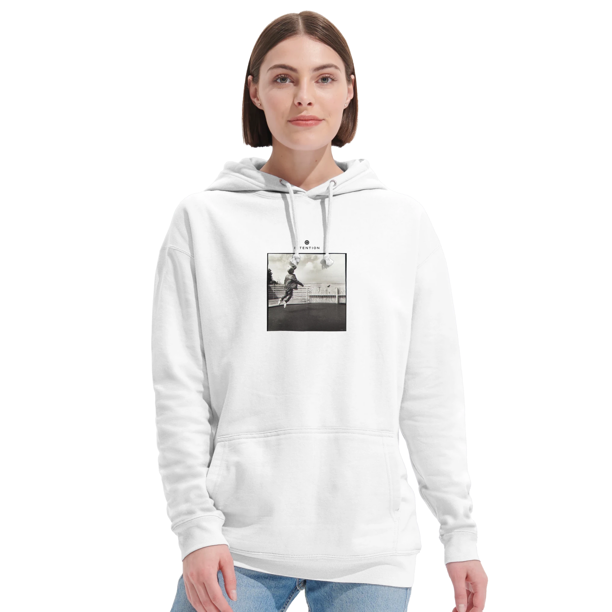 Transcendence - "Ready to Fly" Hoodie White XS 4