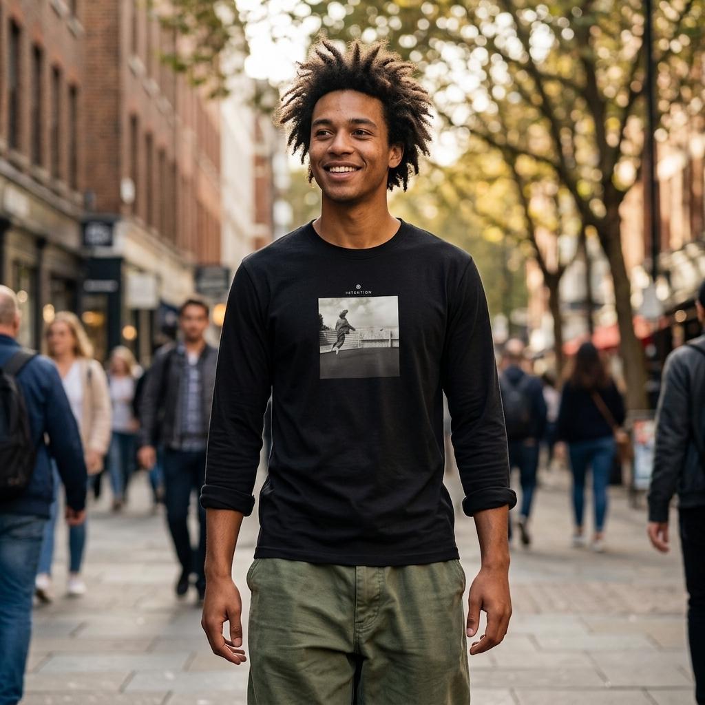 Transcendence - "Ready to Fly" Long sleeve Deep Black XS 1