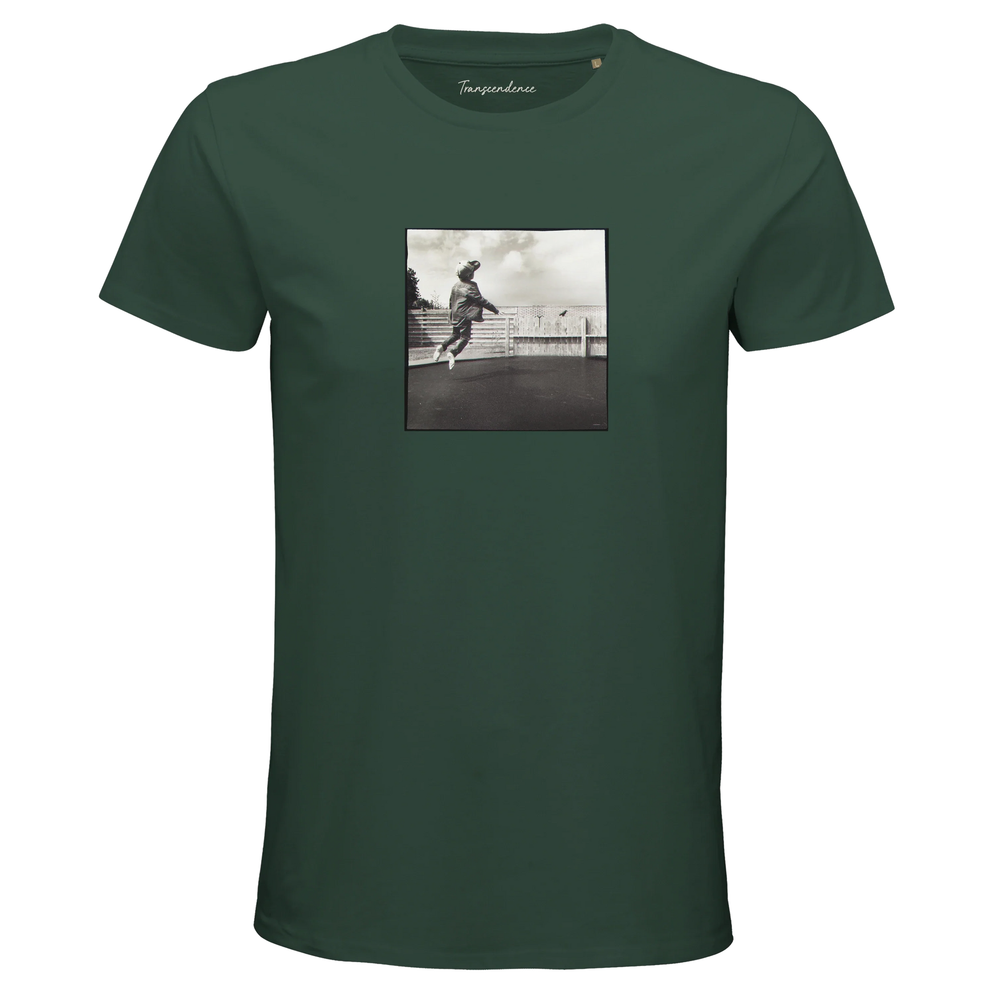 Transcendence - "Ready to Fly" T-shirt Bottle Green 1