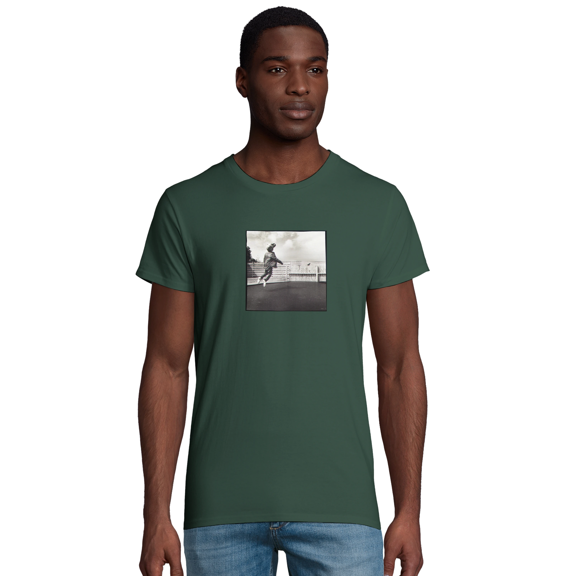 Transcendence - "Ready to Fly" T-shirt Bottle Green 4