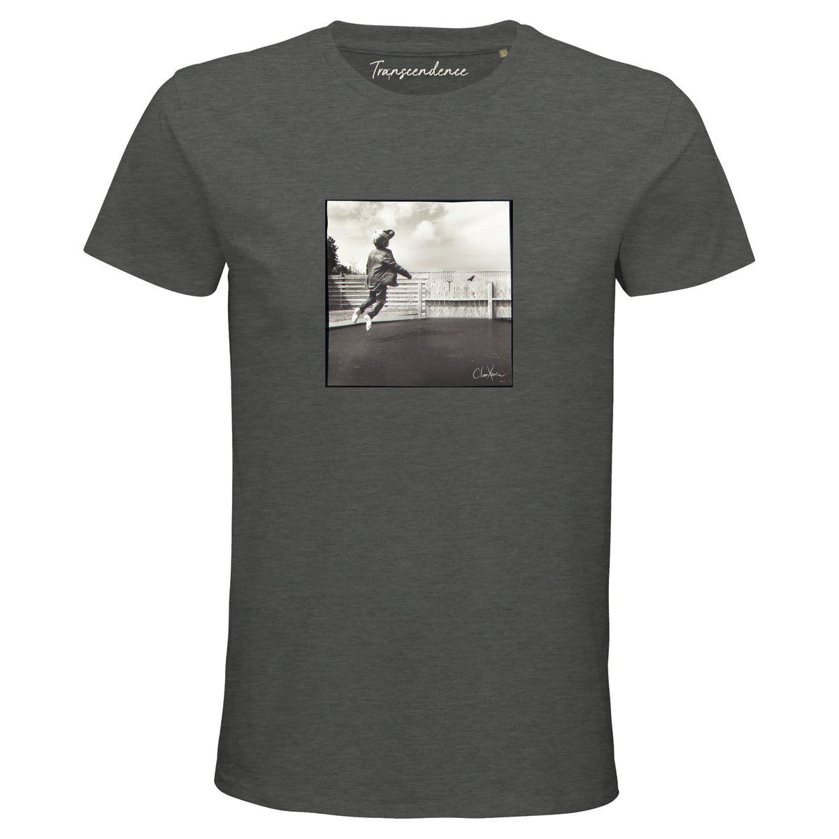 Transcendence - "Ready to Fly" T-shirt Grey Melange 1