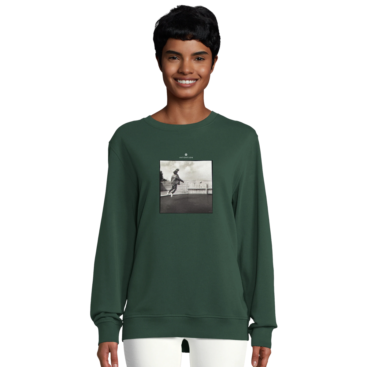 Transcendence - "Ready to Fly" Sweatshirt Bottle Green 5