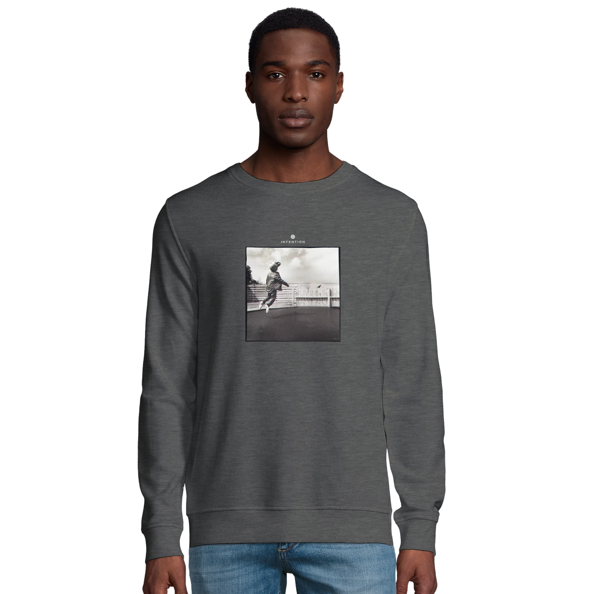 Transcendence - "Ready to Fly" Sweatshirt Grey Melange 3