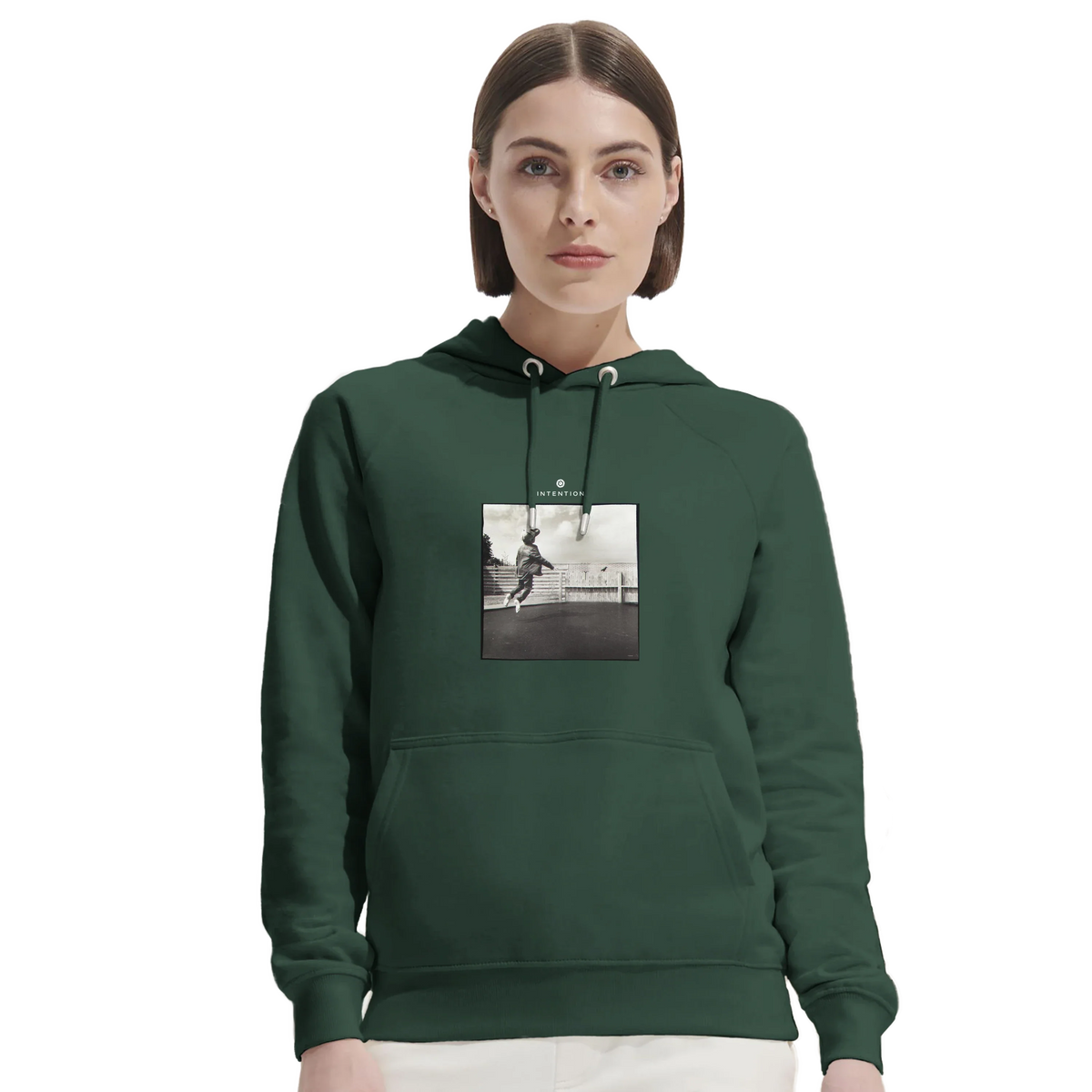 Transcendence - "Ready to Fly" Hoodie Bottle Green 5