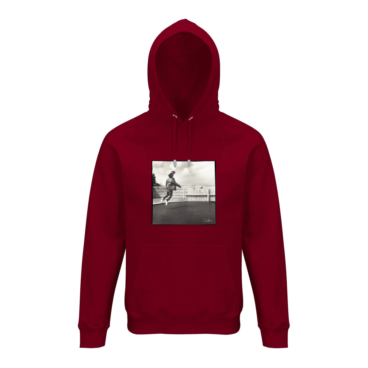 Transcendence - "Ready to Fly" Hoodie Burgundy 1