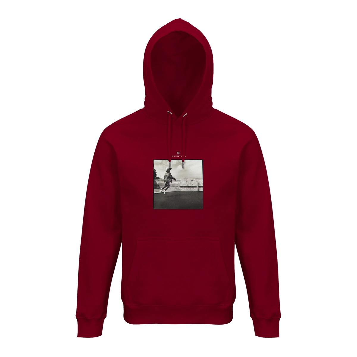 Transcendence - "Ready to Fly" Hoodie Burgundy 1
