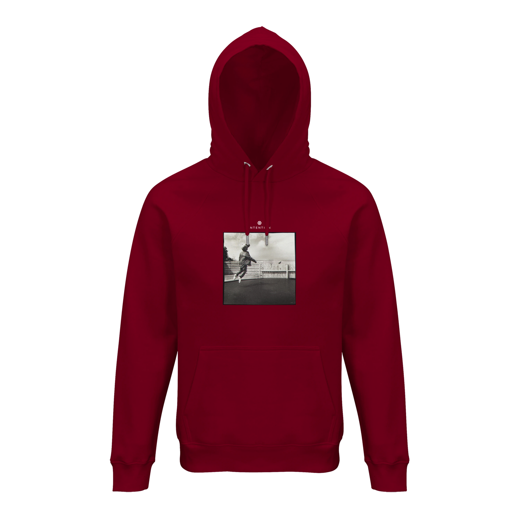 Transcendence - "Ready to Fly" Hoodie Burgundy 1