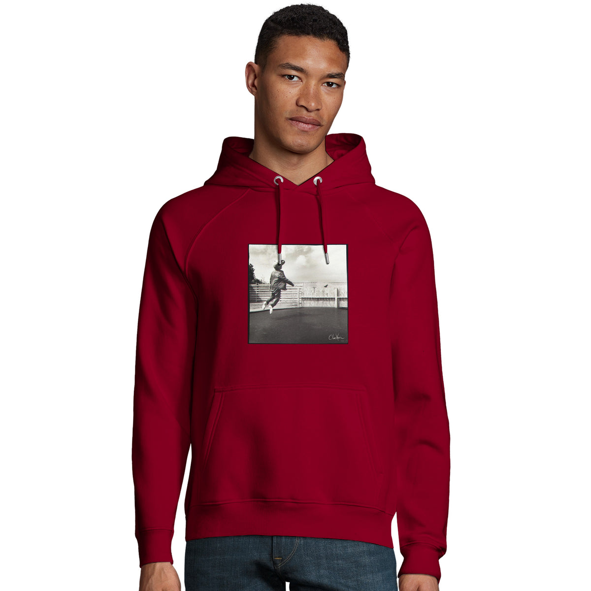 Transcendence - "Ready to Fly" Hoodie Burgundy 3