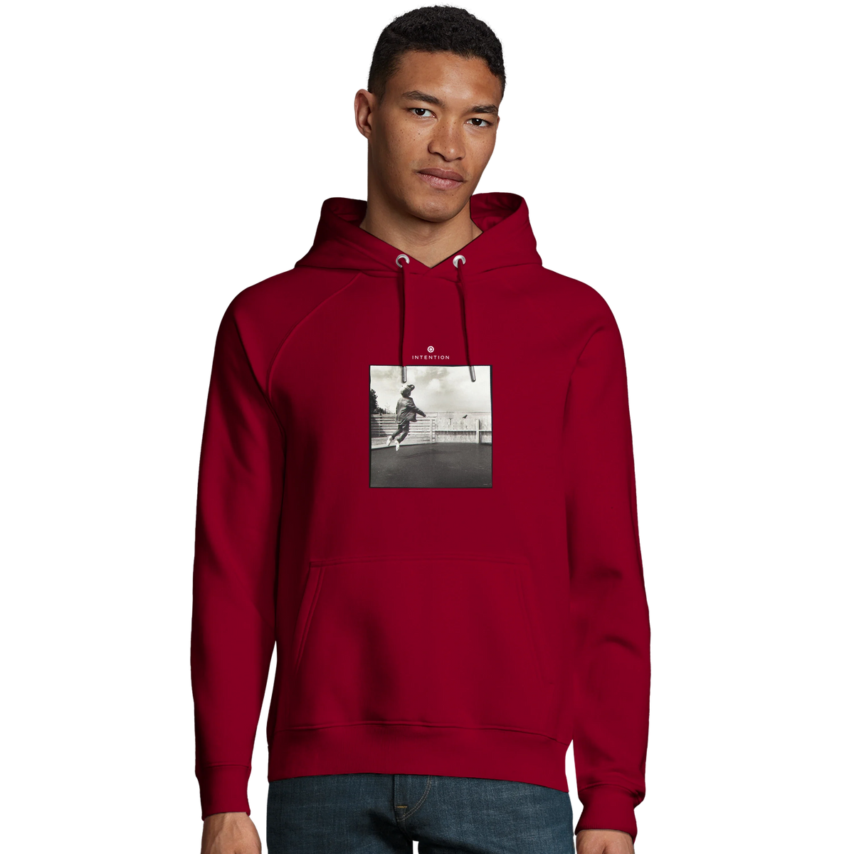 Transcendence - "Ready to Fly" Hoodie Burgundy 3