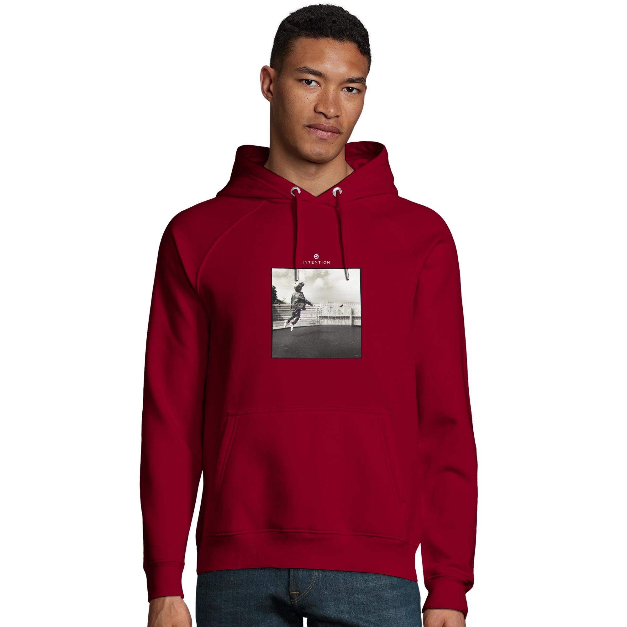 Transcendence - "Ready to Fly" Hoodie Burgundy 3