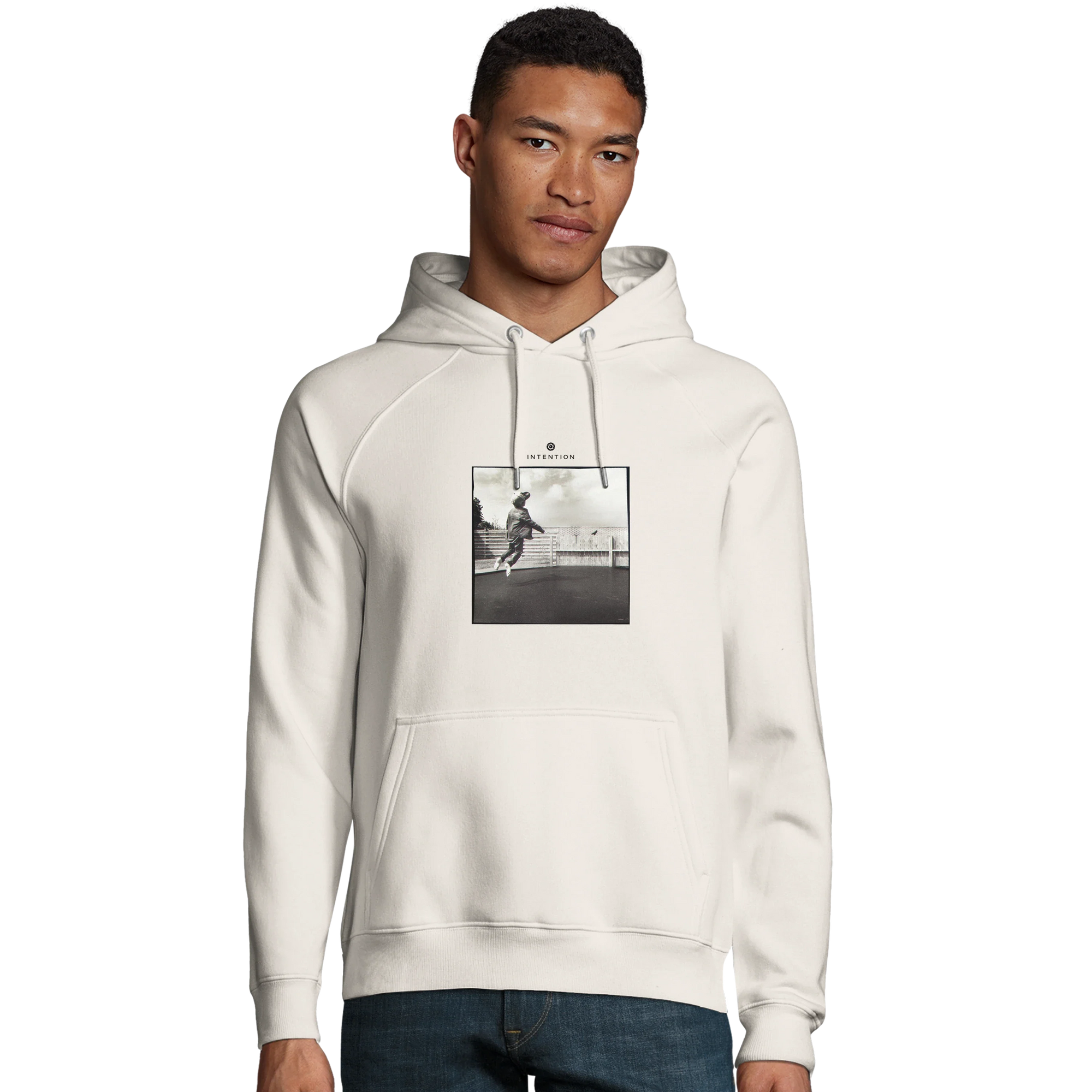 Transcendence - "Ready to Fly" Hoodie Off White 3