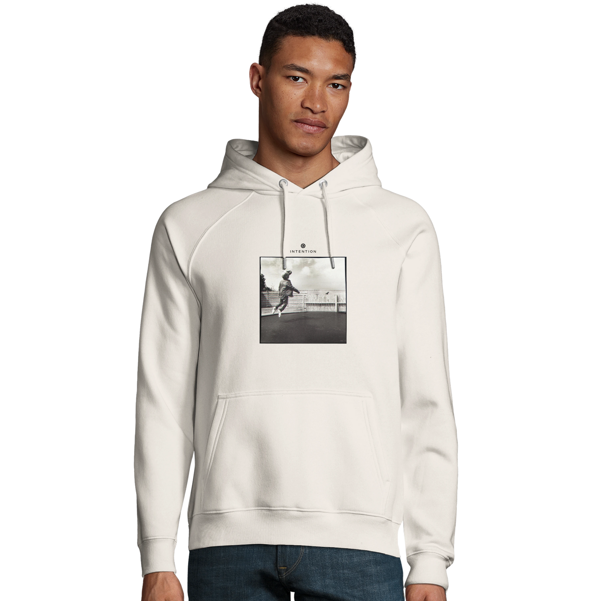 Transcendence - "Ready to Fly" Hoodie Off White 3