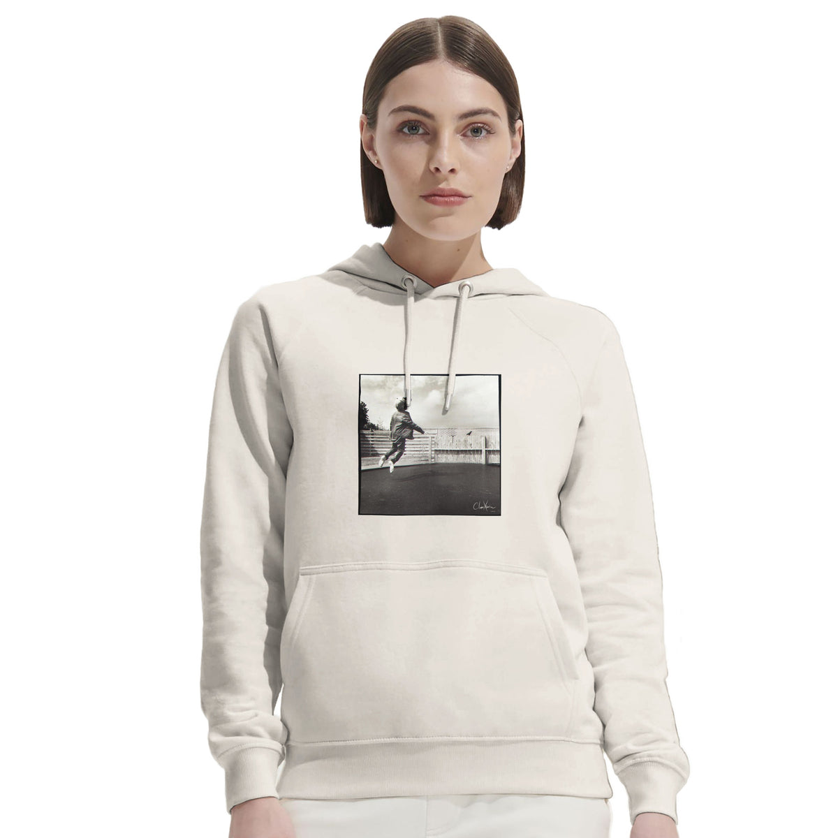 Transcendence - "Ready to Fly" Hoodie Off White 5