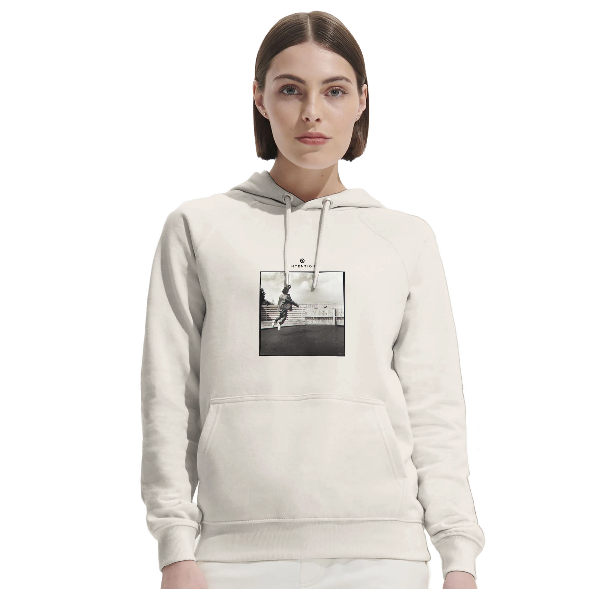 Transcendence - "Ready to Fly" Hoodie Off White 5