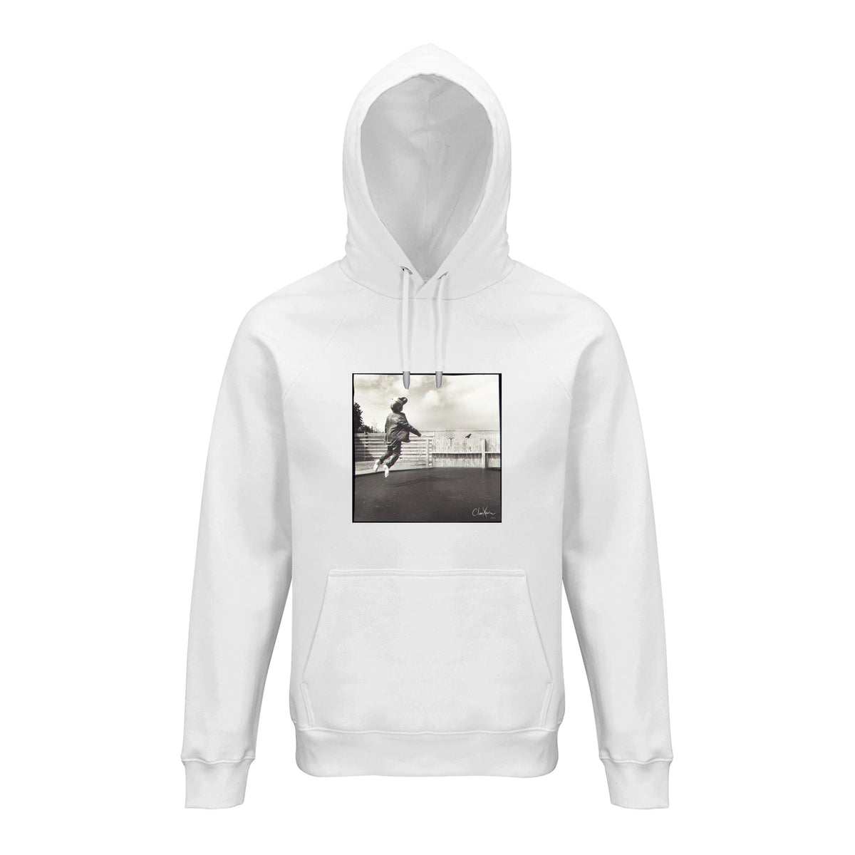 Transcendence - "Ready to Fly" Hoodie White 1