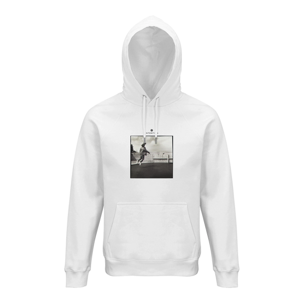 Transcendence - "Ready to Fly" Hoodie White 1