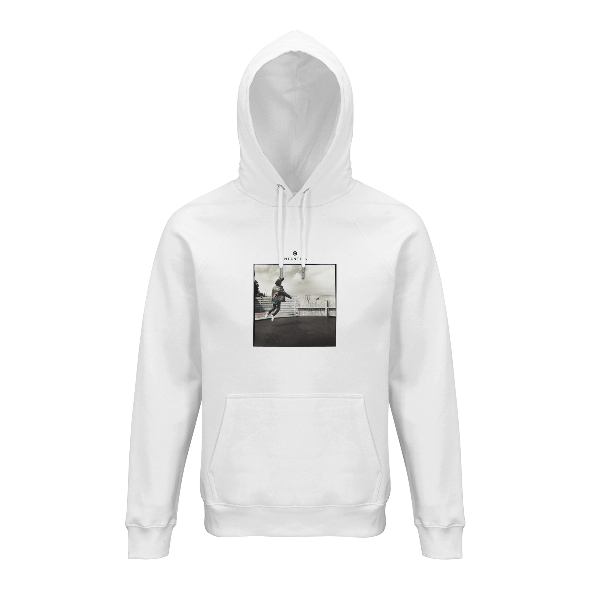 Transcendence - "Ready to Fly" Hoodie White 1