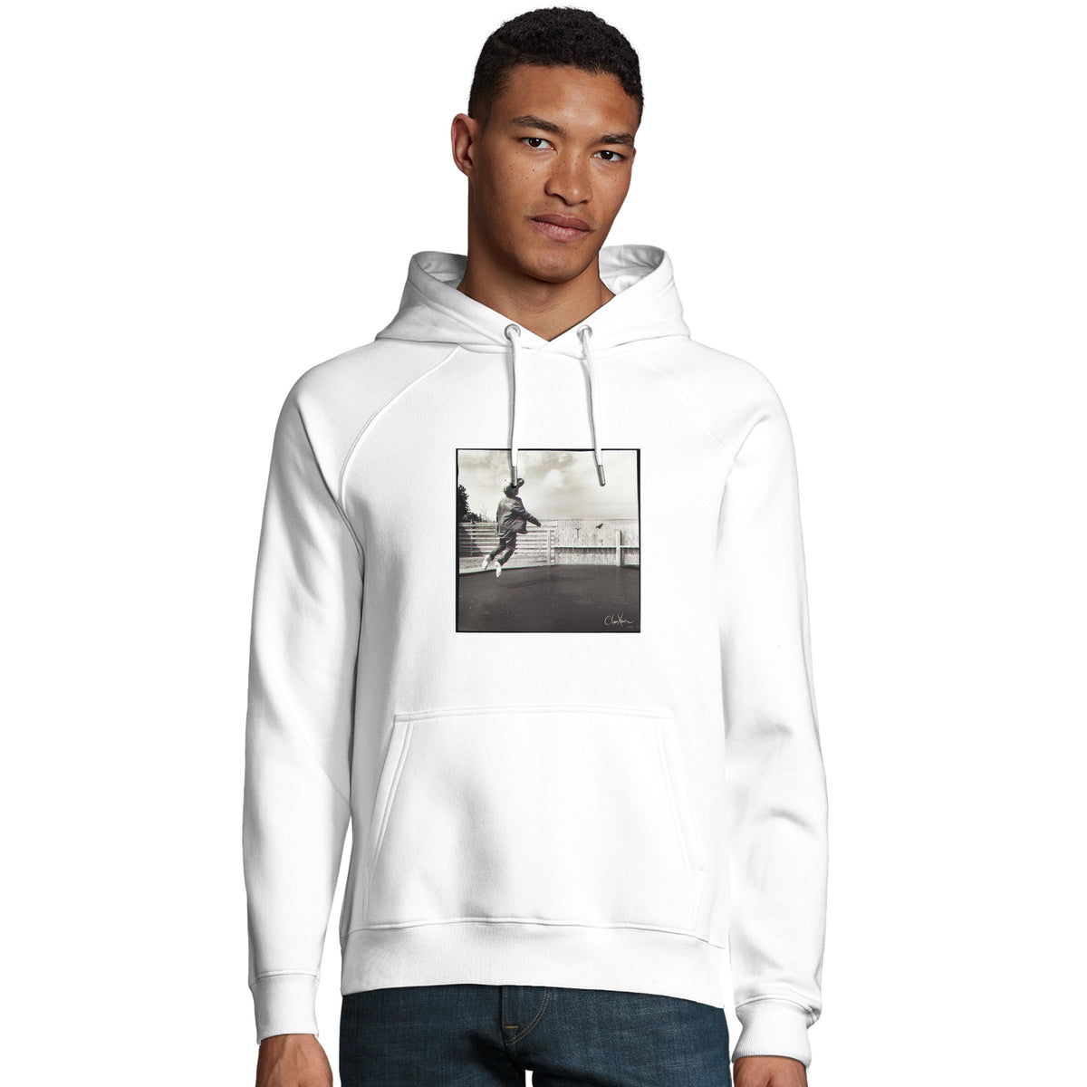 Transcendence - "Ready to Fly" Hoodie White 3