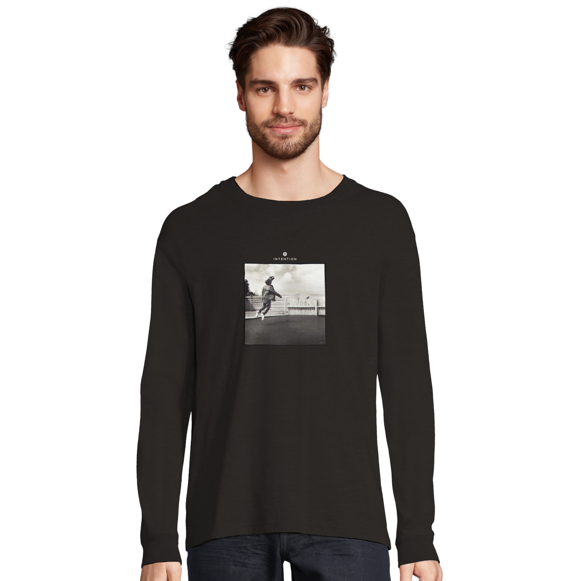 Transcendence - "Ready to Fly" Long sleeve Deep Black 4