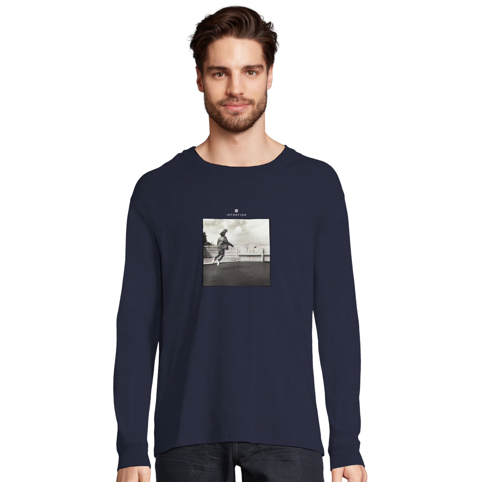 Transcendence - "Ready to Fly" Long sleeve French Navy 3